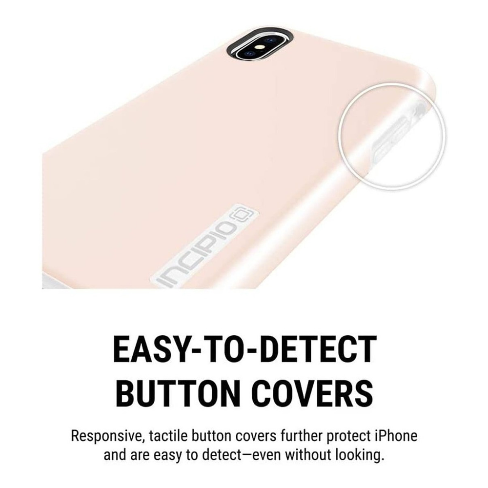 Case Mil-std Incipio Dualpro Para iPhone XS Max Rose Blush 6