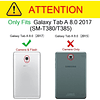 Mica De Vidrio Templado 9h Para Galaxy Tab A 8.0 2017 T380