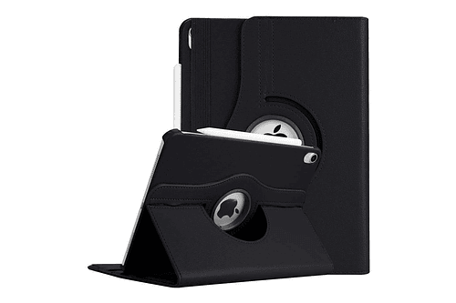 Case Funda Flip Giratorio Para iPad Air 4 (2020) / iPad Air 5 (2022) A2324 A2325 A2588 A2589 A2316 A2072 Color Negro