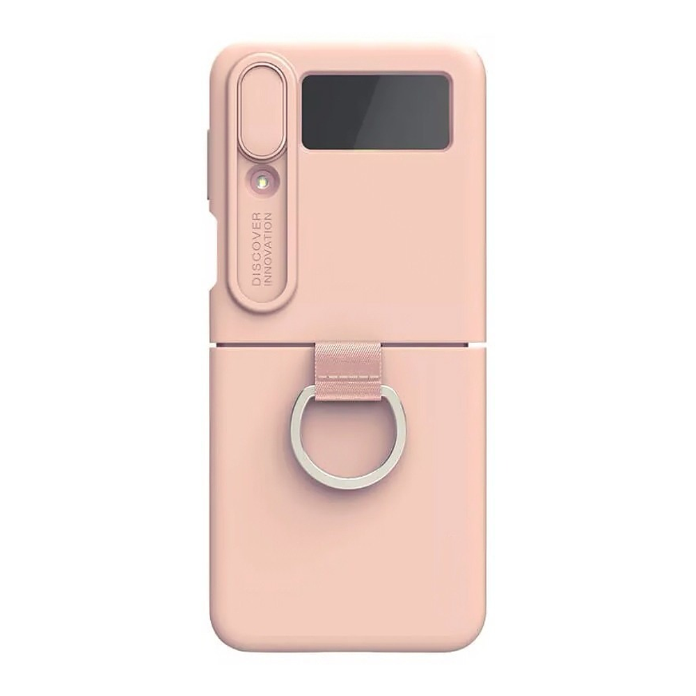 Nillkin Silicone Ring Case Para Galaxy Z Flip 4 Flip4 Pink 1