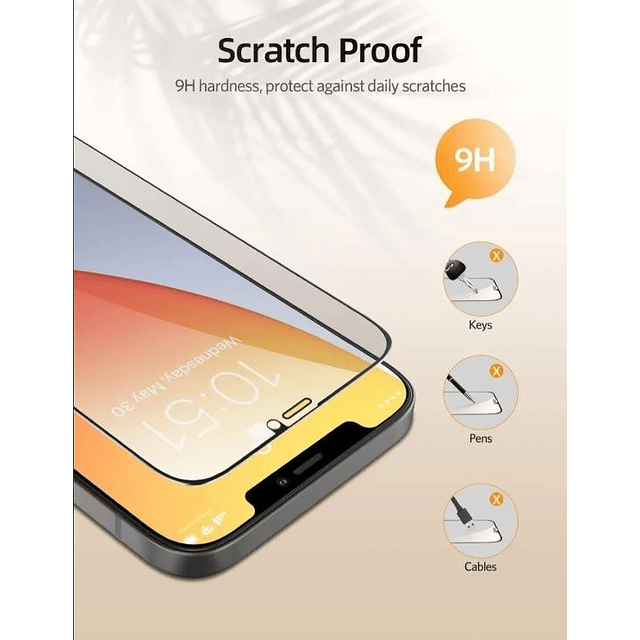 Mica Protector de Pantalla de Vidrio Antiespía Para iPhone 12 Pro Max 6.7 / iPhone 12 Normal 6.1 / iPhone 12 Pro 6.1 / iPhone 12 Mini 5.4