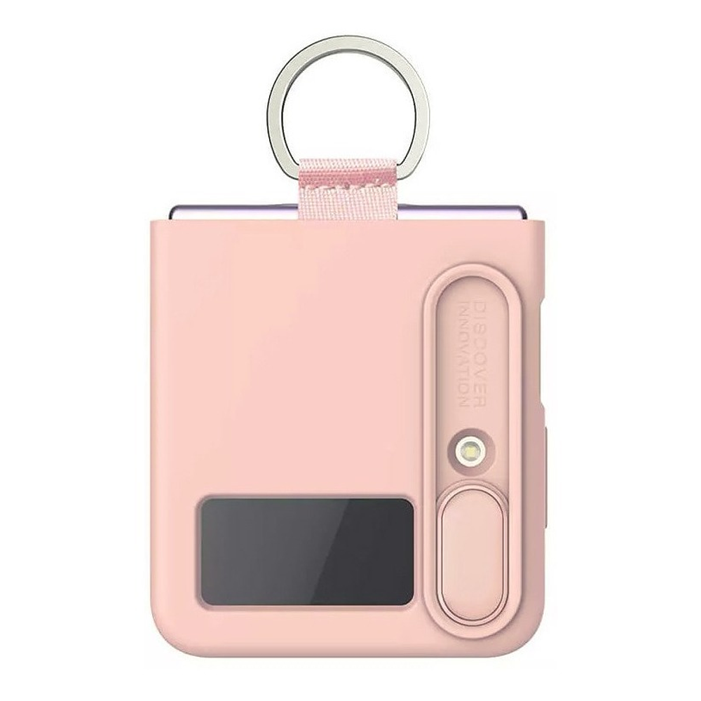 Nillkin Silicone Ring Case Para Galaxy Z Flip 4 Flip4 Pink 5