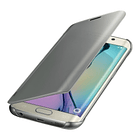 Samsung Clear View Cover  Para Galaxy S6 Edge Plata 4