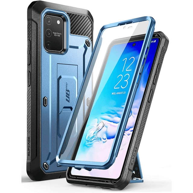 Case Supcase Para Galaxy S10 Lite Protector Mil-std Azul