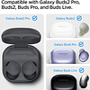 Case Spigen Silicone Fit Para Galaxy Buds 2 / Pro / Live