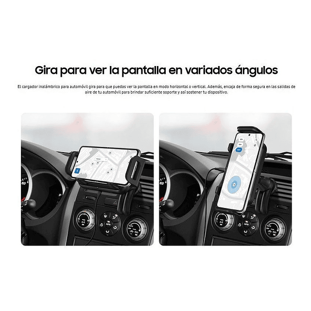 Cargador De Auto Inalámbrico Samsung  Para S21 Plus Ultra (con cable USB-C incluido)