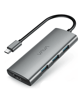 Adaptador Hub Vava 7en1 Usb C Hdmi Para Macbook Pro Air M1