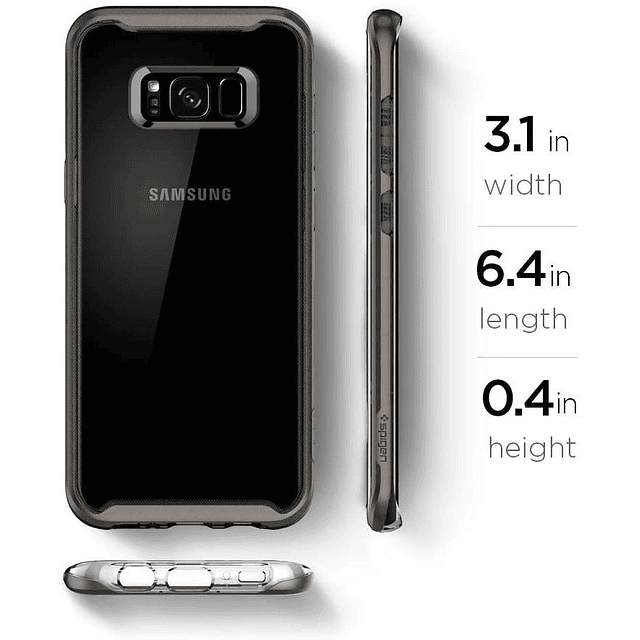 Case Protector Spigen Neo Hybrid Crystal Para Galaxy S8 Plus