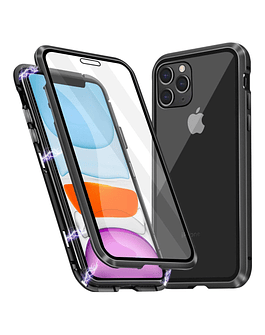 Case Glass Magnético Para iPhone 11 Pro Max Protector 360°