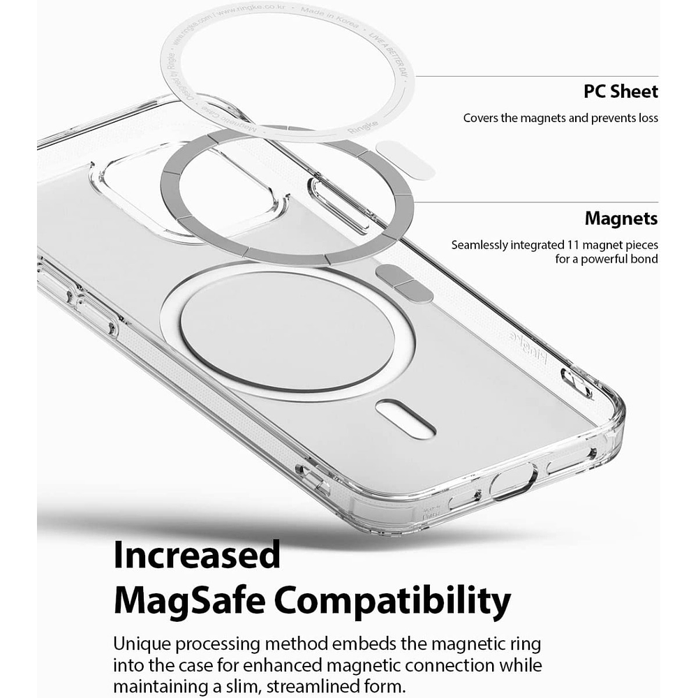 Case Ringke Fusion Magsafe Clear Para iPhone 12 Pro 6.1 6