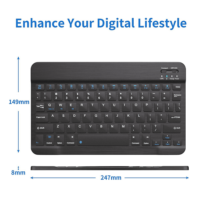 Teclado Portátil Bluetooth Para iPad 5ta Gen A1822 A1823