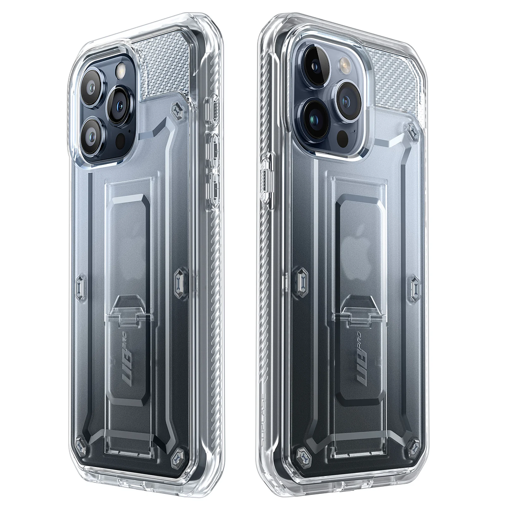 Case 360° Supcase Ub Pro Para iPhone 14 Pro Max 6.7 Clear 8