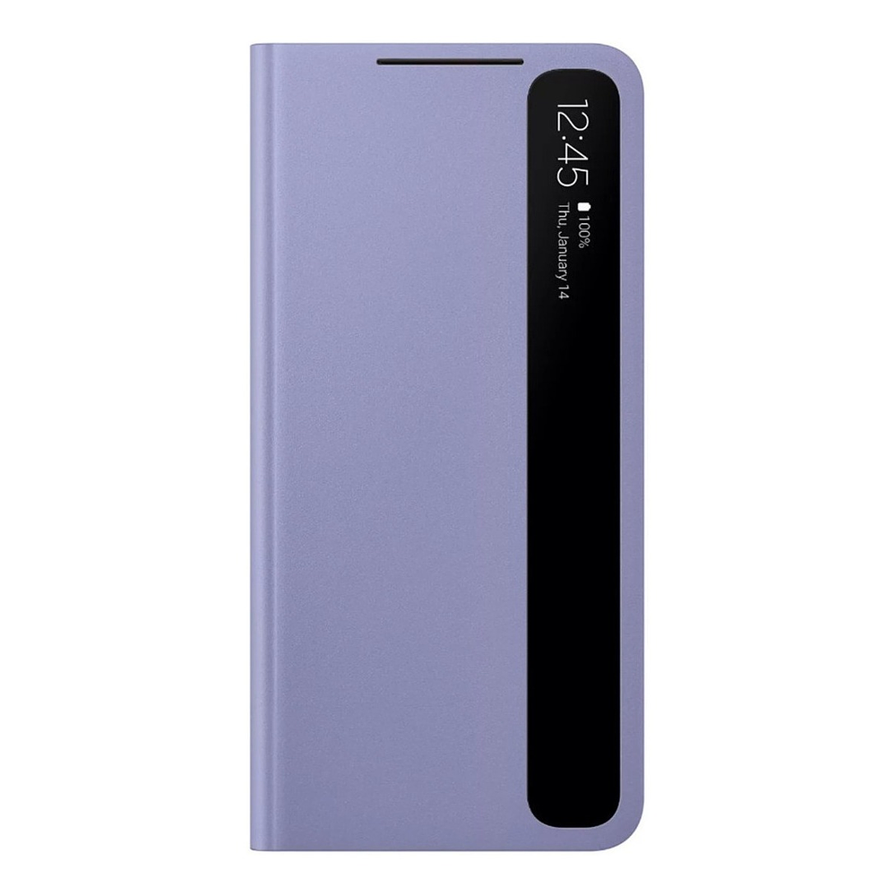 Samsung S-view Flip Cover Case Para Galaxy S21 Fe Lavanda 1