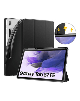 Funda Case Para Galaxy Tab S7 Fe T730 T735 Con Portalapiz