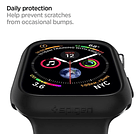 Case Spigen Thin Fit Compatible Con Apple Watch Serie 4 5 6 Se 1/2 44mm Negro 8