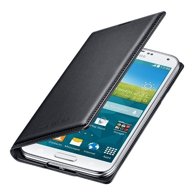 Samsung Funda Flip Wallet Cover Para Galaxy S5