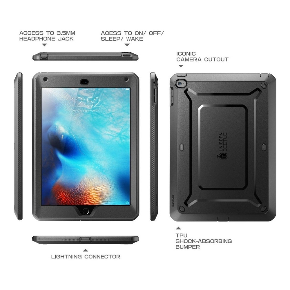 Case Supcase Ub Pro Para iPad Mini 1 2 3 Protector 360° 2