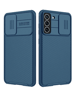 Case Nillkin Camshield Pro Para Galaxy S21 Fe 2022 Azul