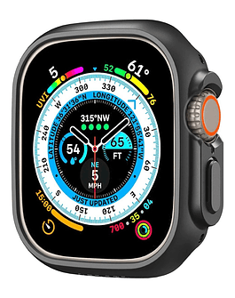 Case Marca Spigen Thin Fit Para Apple Watch Ultra 1/2 49mm Negro