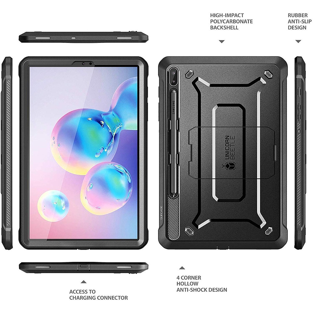 Case Supcase Para Galaxy Tab S6 T860 T865 Protector 360° 6