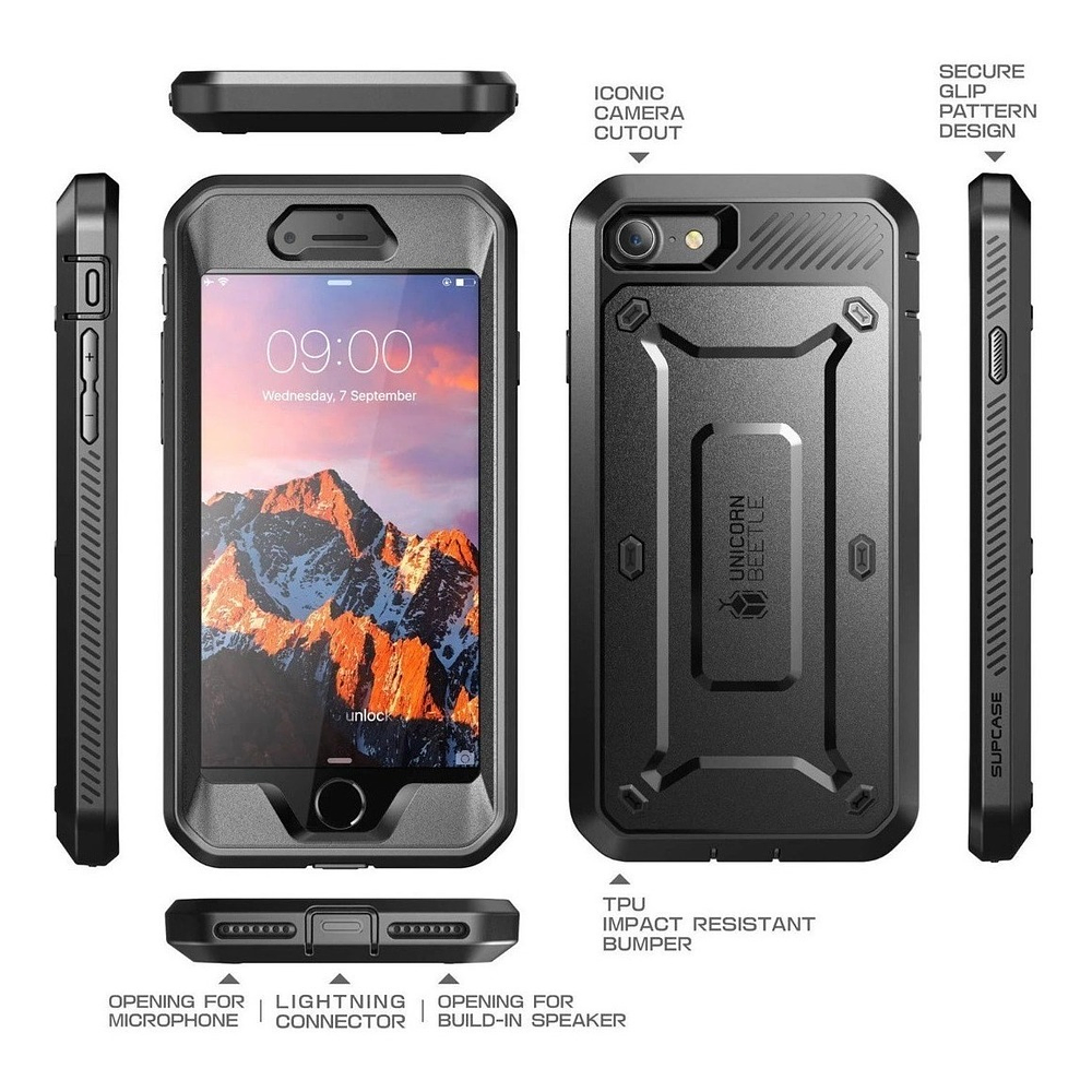 Case Supcase Ub Pro Para iPhone SE 2022 Protector 360° 2