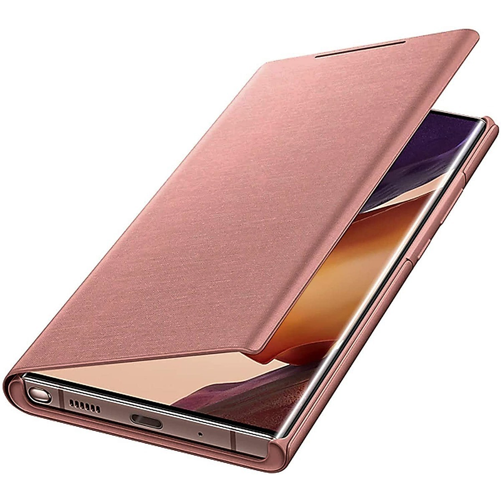 Samsung Led View Flip Cover Case Para Galaxy Note 20 Ultra - Bronce Místico 4