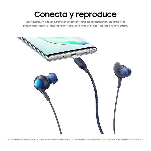 Audífonos Akg Samsung Usb C Anc Para Galaxy Tab S7 Fe T730