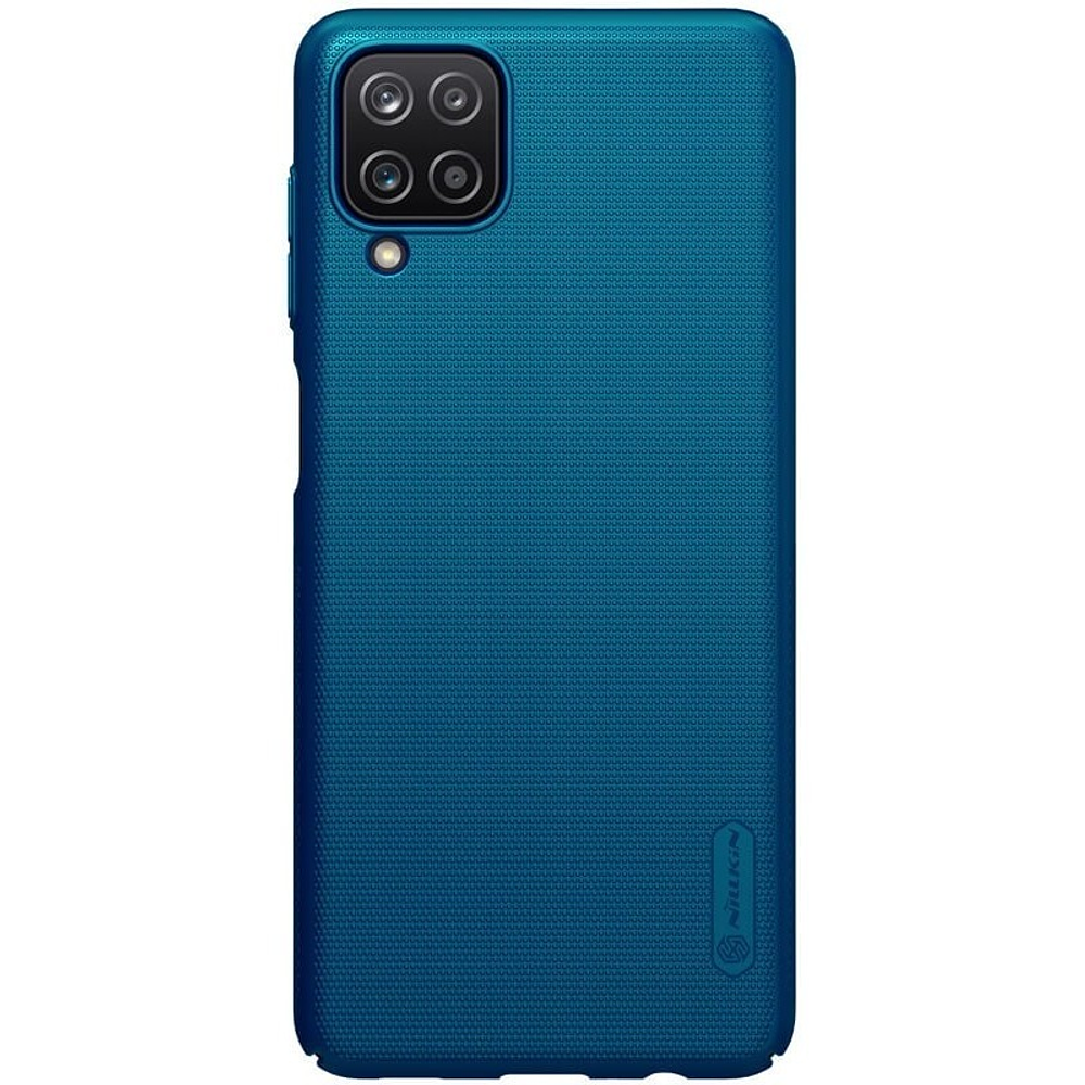 Case Thin Fit Delgado Mate Para Galaxy A12 Policarbonato Blu 1