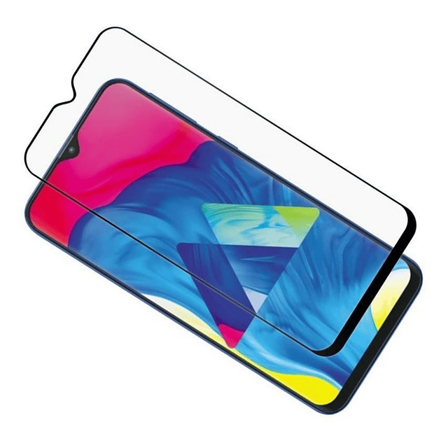 Mica De Vidrio Templado Full Glue Para Galaxy A10 A10s M9