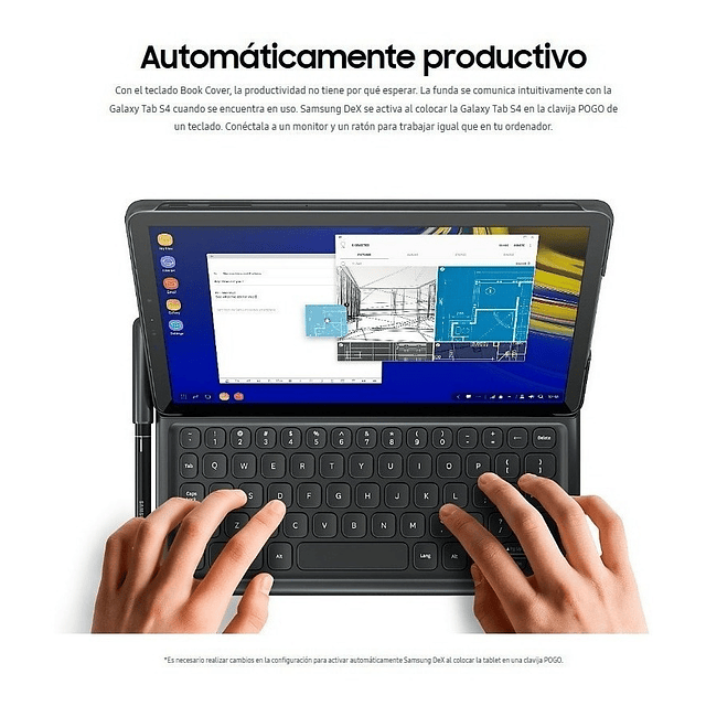 Case Con Teclado Samsung Original Para Galaxy Tab S4 T830