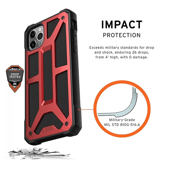 Case Uag Monarch Mil-std Para iPhone 11 Pro Max 6.5