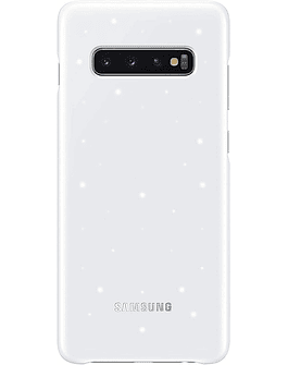 Case Samsung Led Back Cover Para Galaxy S10 Plus Blanco