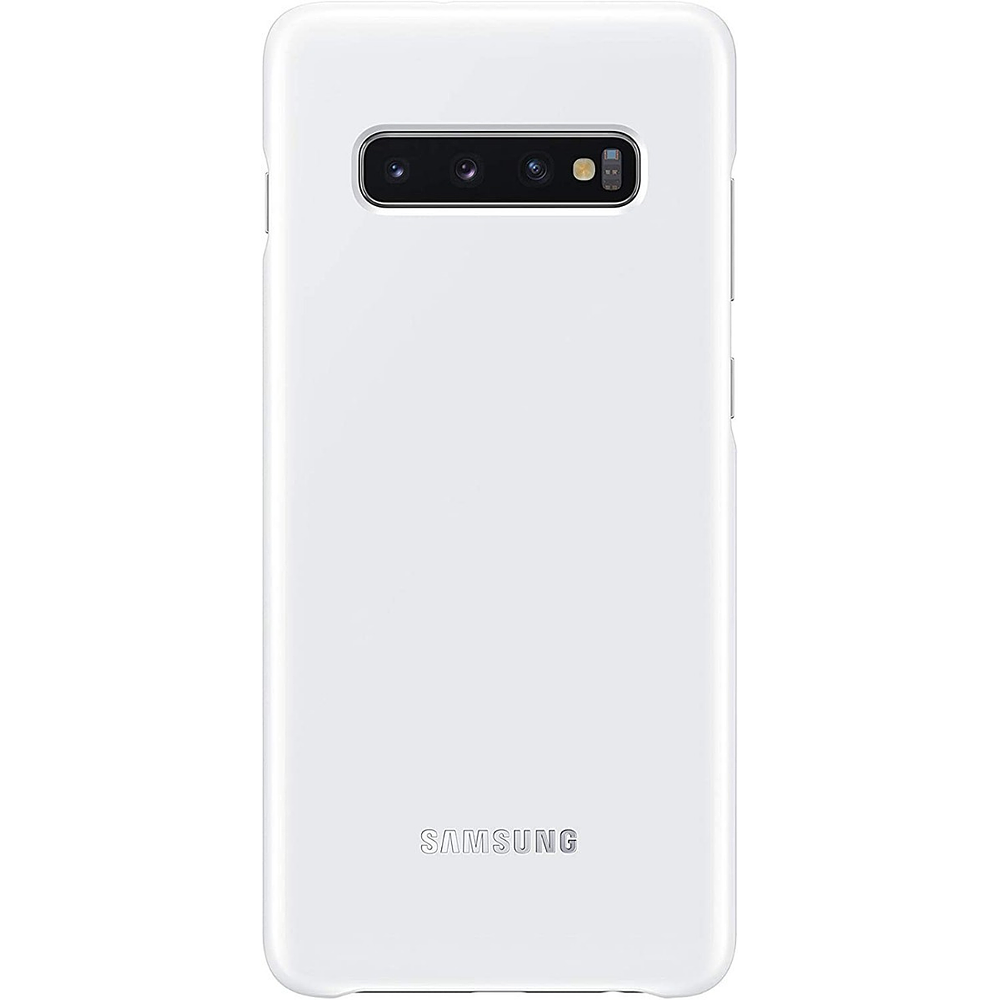 Case Samsung Led Back Cover Para Galaxy S10 Plus Blanco 3