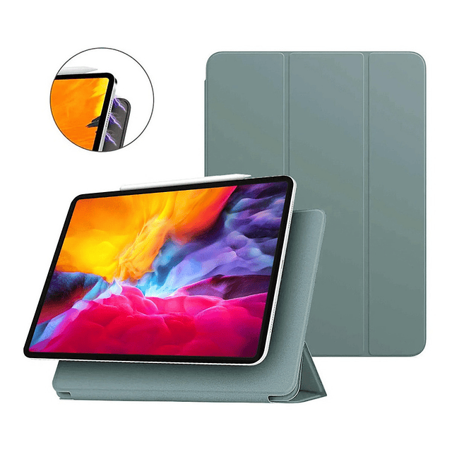 Smart Folio Para iPad Pro 12.9 2021 A2378 A2461 Con Portalápiz M1 5gen Case