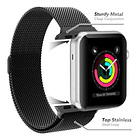 Correa Acero X-doria Compatible Con Apple Watch 41mm Negro 2