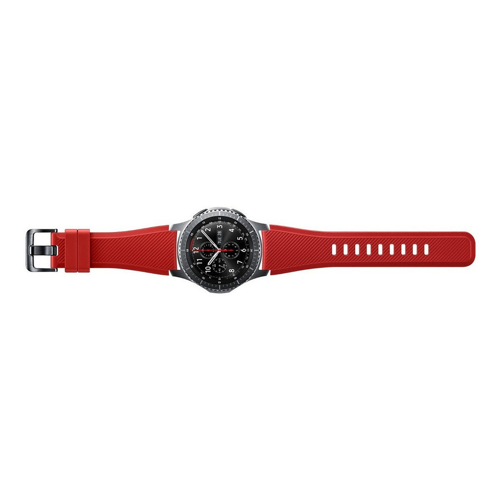 Correa Silicona Samsung Original Para Gear S3 Frontier Rojo 3