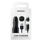 Cargador Carro Dual Samsung Para S10 Note 10 S20 Plus 2019 1