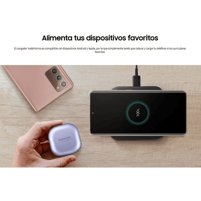 Cargador Inalámbrico Samsung  Para Galaxy Z Fold3 Fold 3