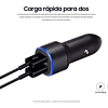 Cargador Carro Dual Samsung Para S10 Note 10 S20 Plus