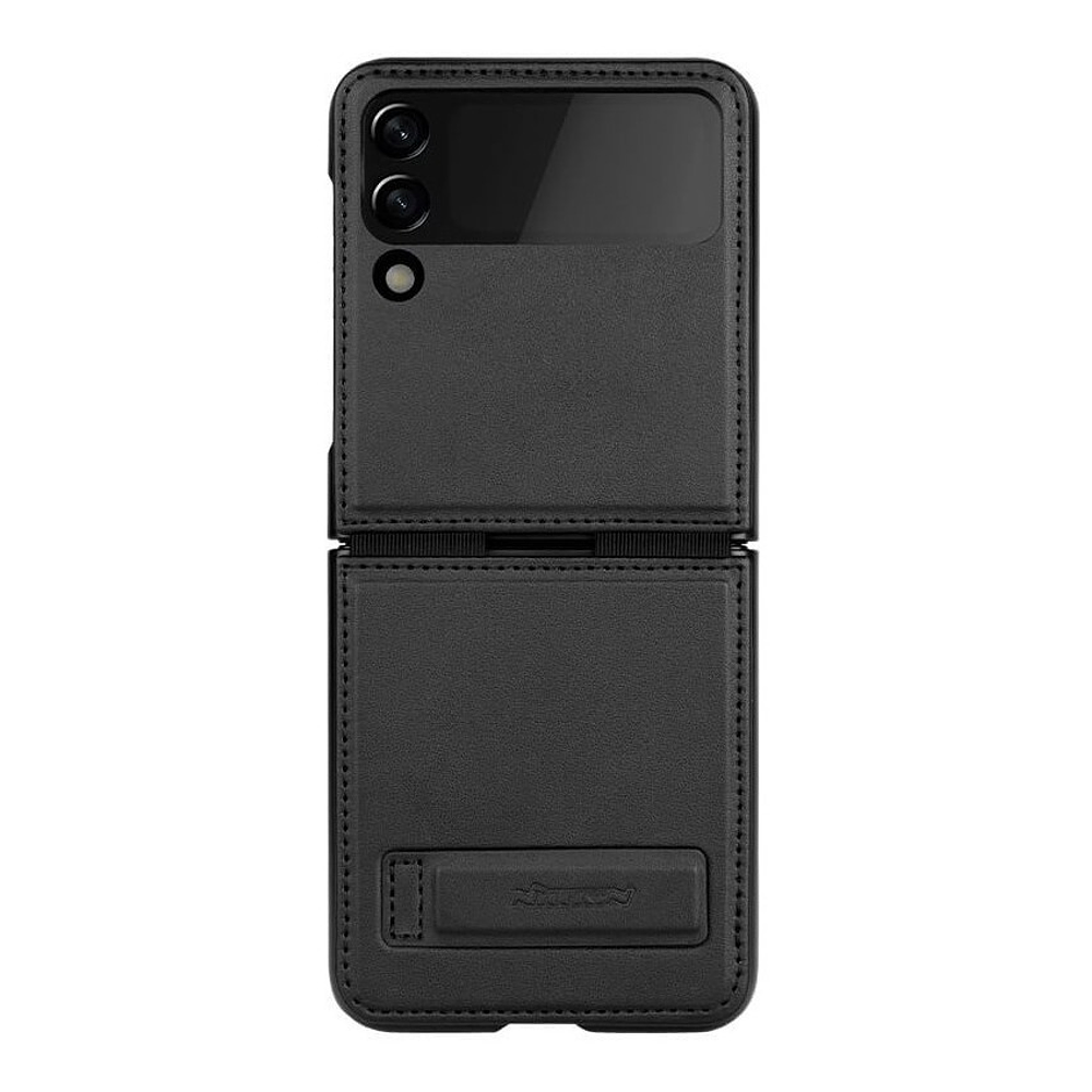 Case Nillkin De Cuero Para Galaxy Z Flip 4 Flip4 Con Parante 1