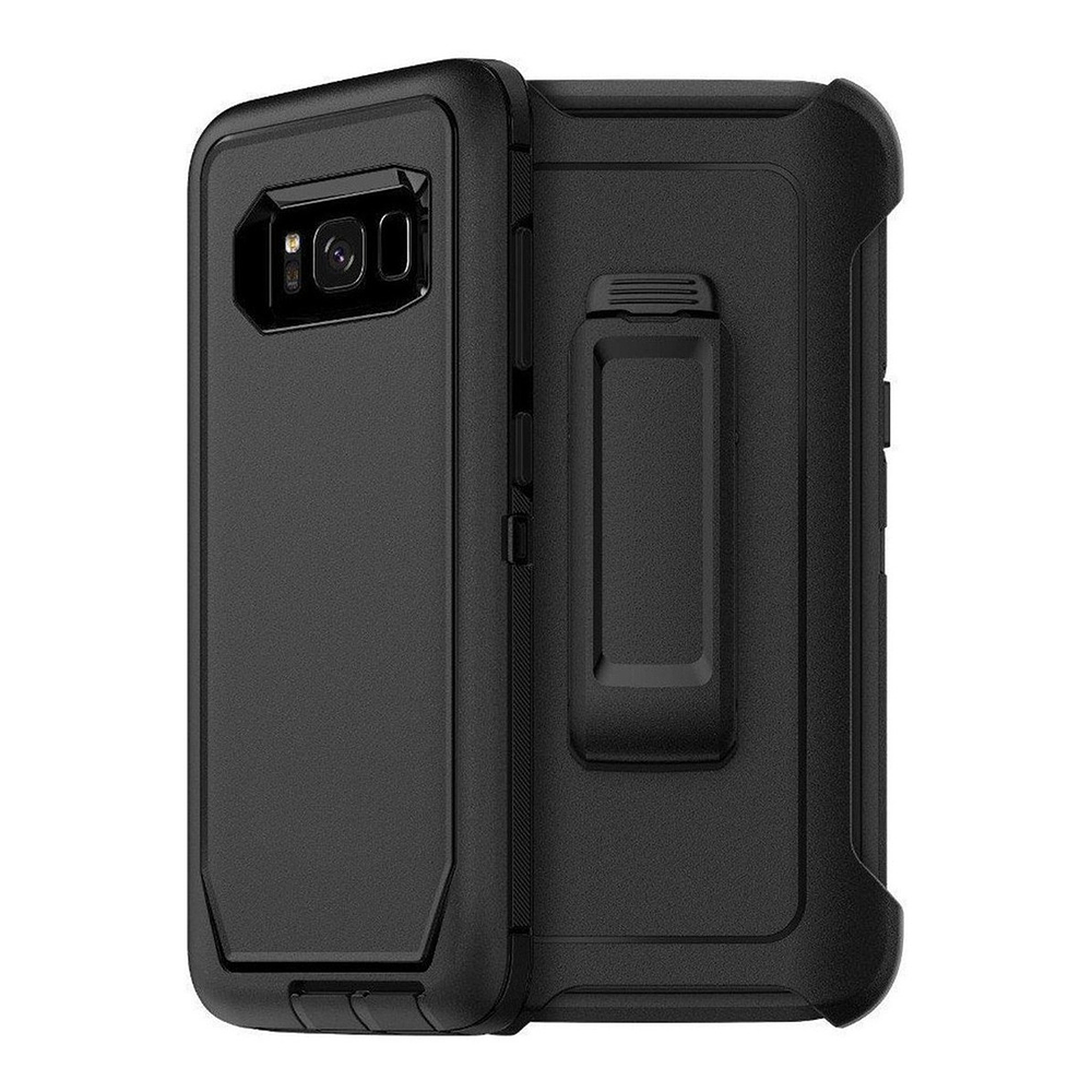 Case Funda Antishock 360° Para Galaxy S8 Plus Con Gancho 1