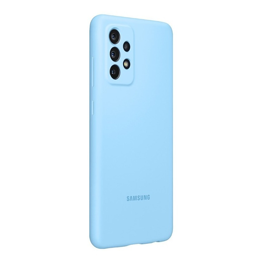 Case Samsung Silicone Cover Original Para Galaxy A72 Azul 4