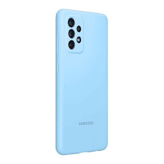 Case Samsung Silicone Cover Original Para Galaxy A72 Azul