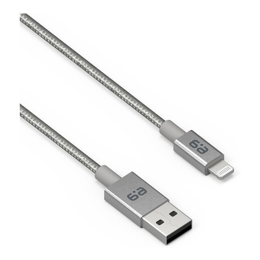 Cable Puregear Mfi Lightning A Usb-a De Nylon Trenzado *1.2m 3