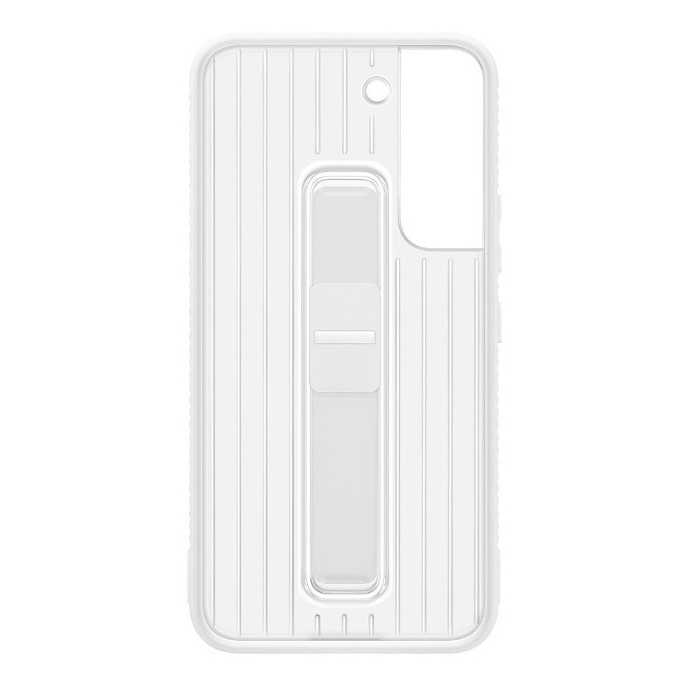 Samsung Protective Standing Cover Case Para Galaxy S22 Normal Transparente / Blanco 5