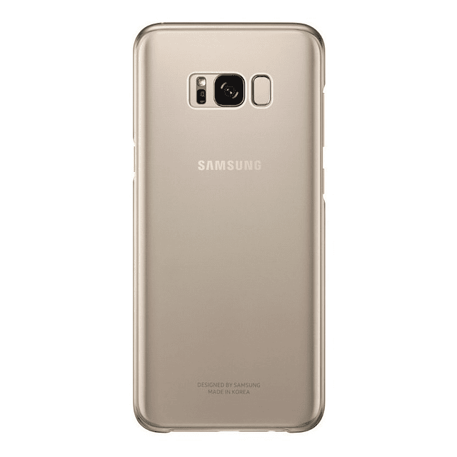 Case Samsung Clear Cover Para Galaxy S8 Plus Gold