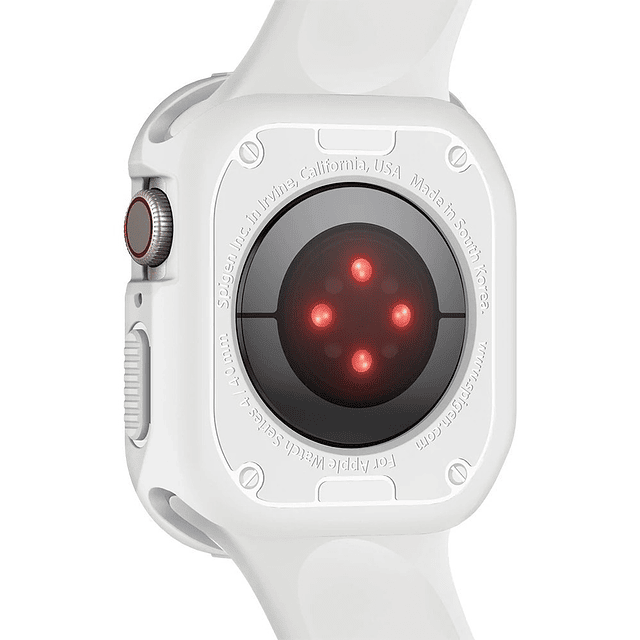 Case Spigen Rugged Armor Compatible Con Apple Watch 40mm Blanco