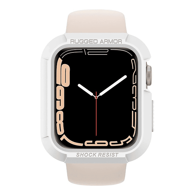 Case Spigen Rugged Armor Compatible Con Apple Watch 40mm Blanco