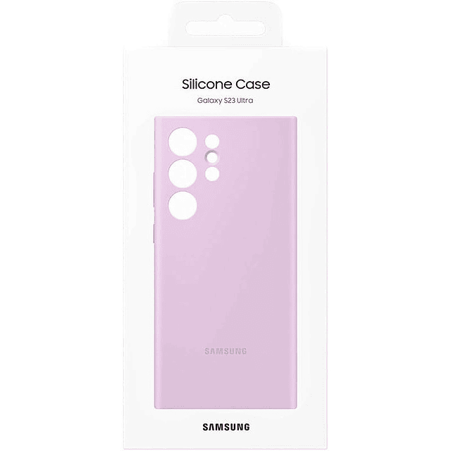 Case Samsung Silicone Cover Case Para Galaxy S23 Ultra Lila