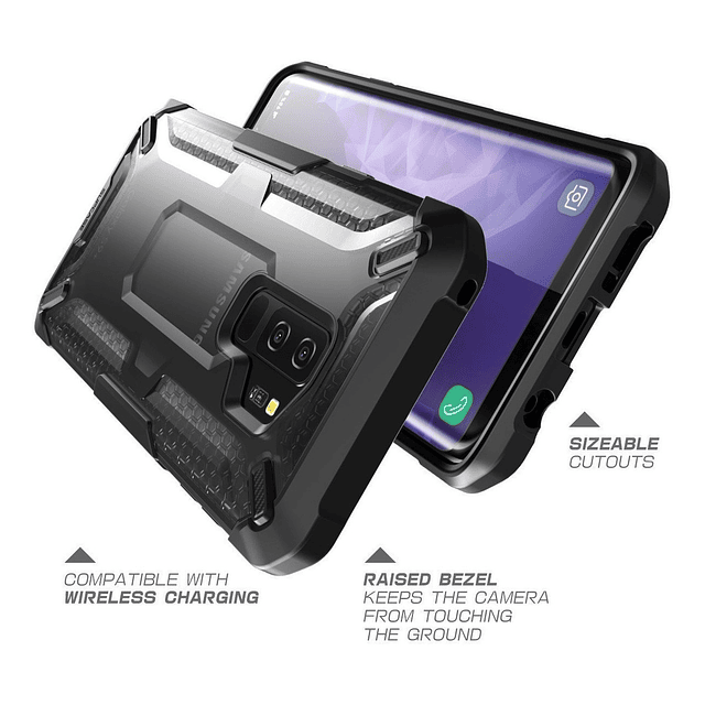 Case Supcase Protector Mil-std Para Galaxy S9 Plus Smoke G965